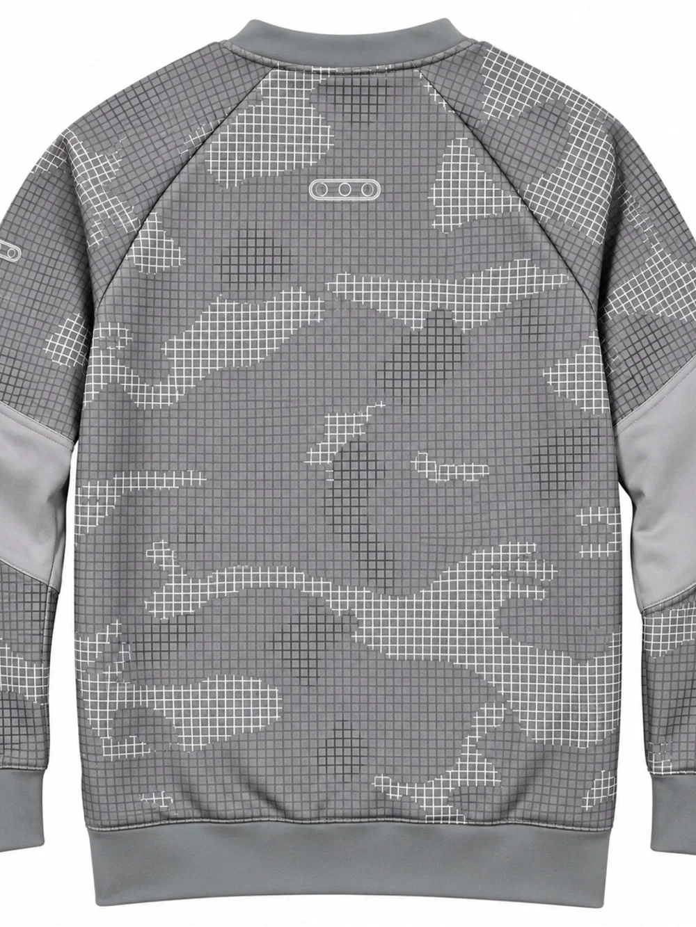 Jordan Men’s Gray Pixel Camo Crewneck Sweater
